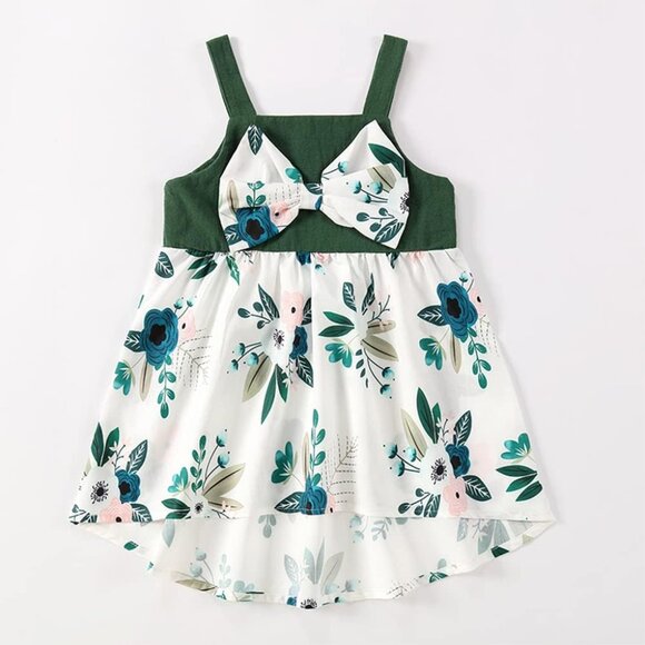 Mommy and Me Dress Set - Ruffled Midi Cotton Summer Outfits for Girls - Picture 4 of 6